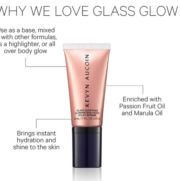 Kevyn Aucoin Glass Glow Lip Gloss Spectrum ~Crystal Clear (Pearl) 0.2 oz NIB - Picture 12 of 14